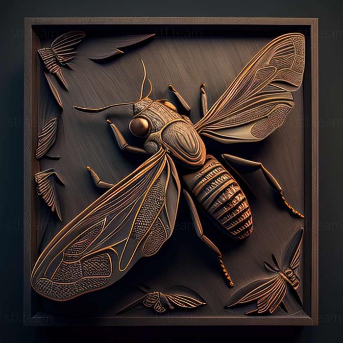 3D модель Aleochara haematoptera (STL)